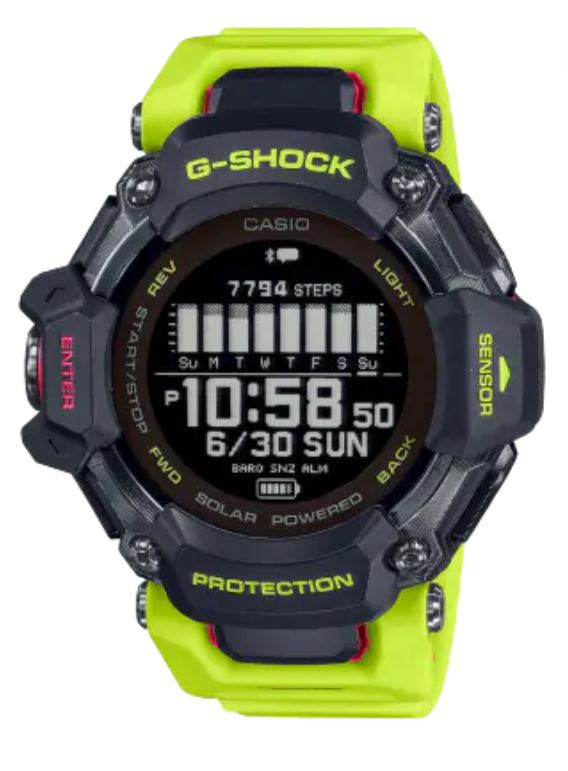 CASIO G-SHOCK G-SQUAD GBD-H2000 SERIES GBD-H2000-1BJR G-SHOCK
