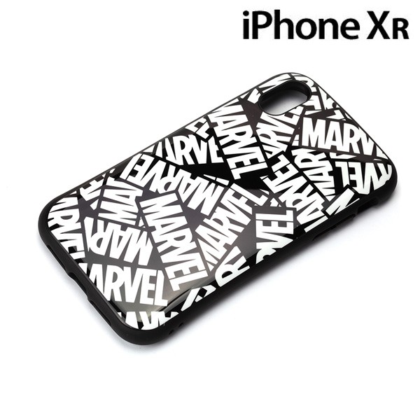 PGA iPhone XR用 ハイブリッドタフケース MARVEL ロゴ ブラック PG-DCS505MVL iPhone用ケースの商品画像