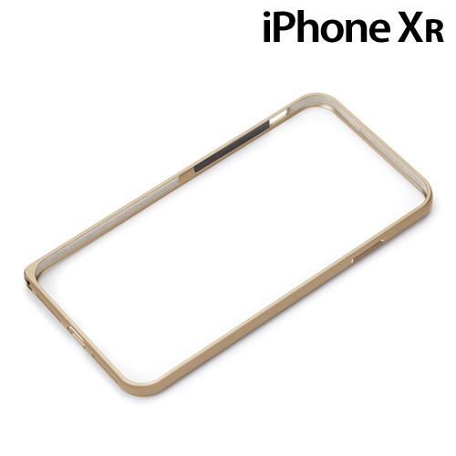 PGA iPhone XR用 アルミニウムバンパー ゴールド PG-18YBP02GD iPhone用ケースの商品画像