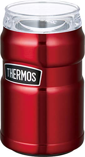 THERMOS 保冷缶ホルダー 350ml缶用 0.35L（クランベリー）ROD-002 CRB 水筒の商品画像