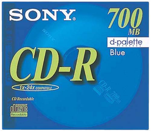 SONY made in Japan data for CD-R 700MB 48 speed blue single goods CDQ80EL