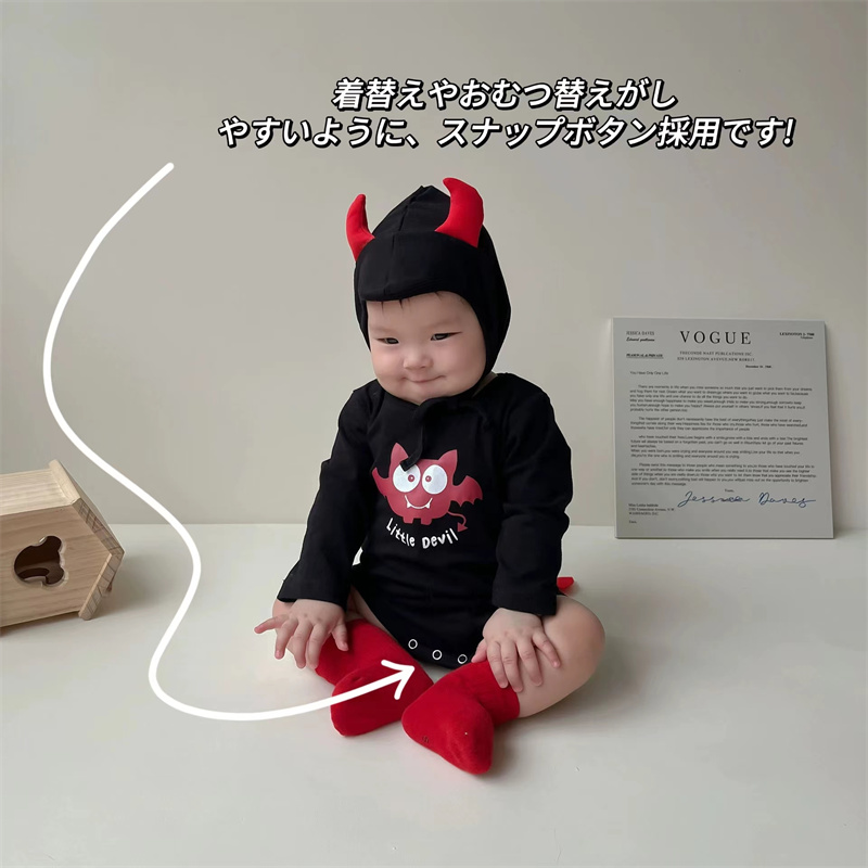  Halloween костюмы демон младенец 2 позиций комплект симпатичный ребенок Kids девочка мужчина Рождество Event маскарадный костюм учебное заведение праздник party .. Event 