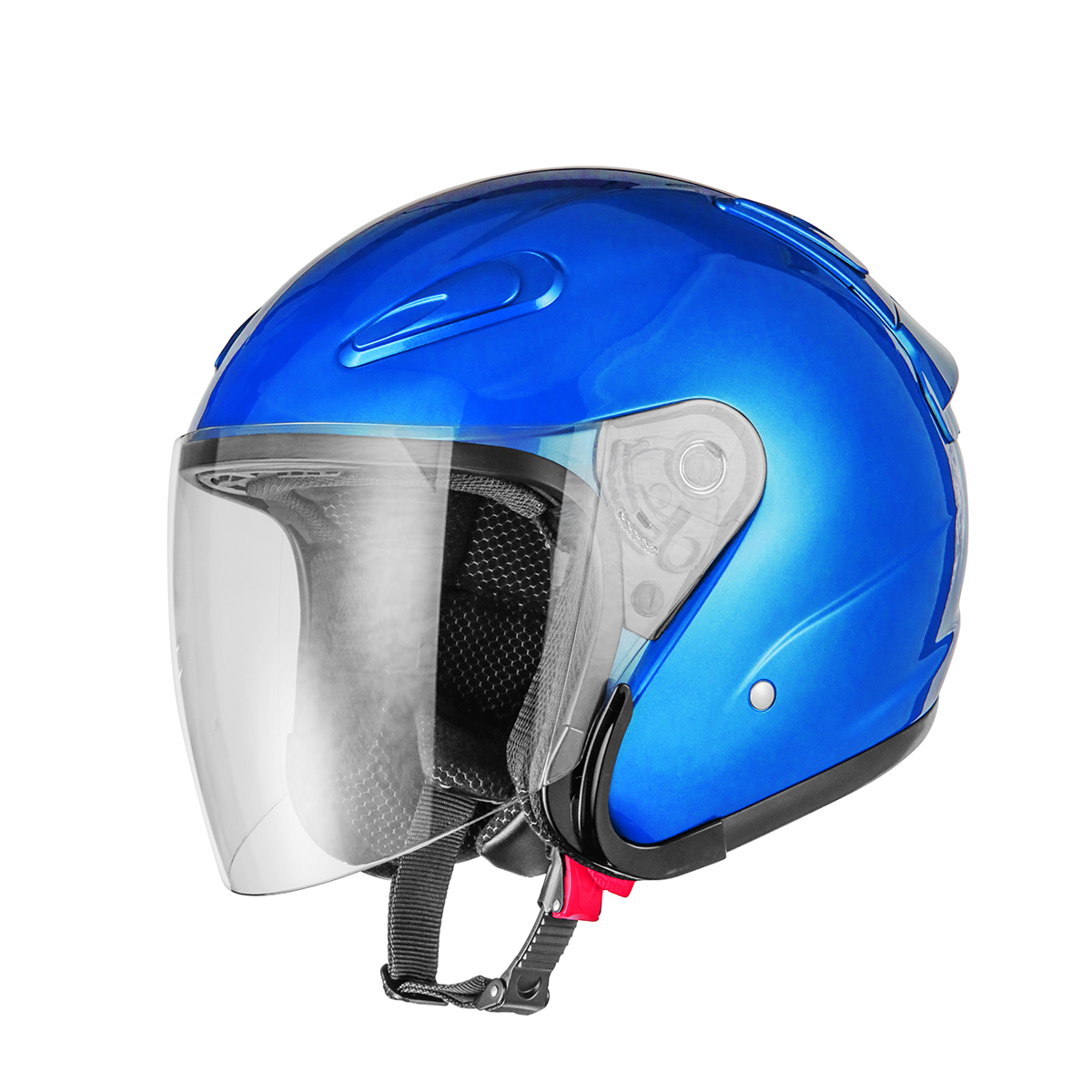  bike helmet aero form jet helmet blue blue M 57-58cm SG standard conform PSC Mark attaching bike motorcycle helmet lady's unisex 