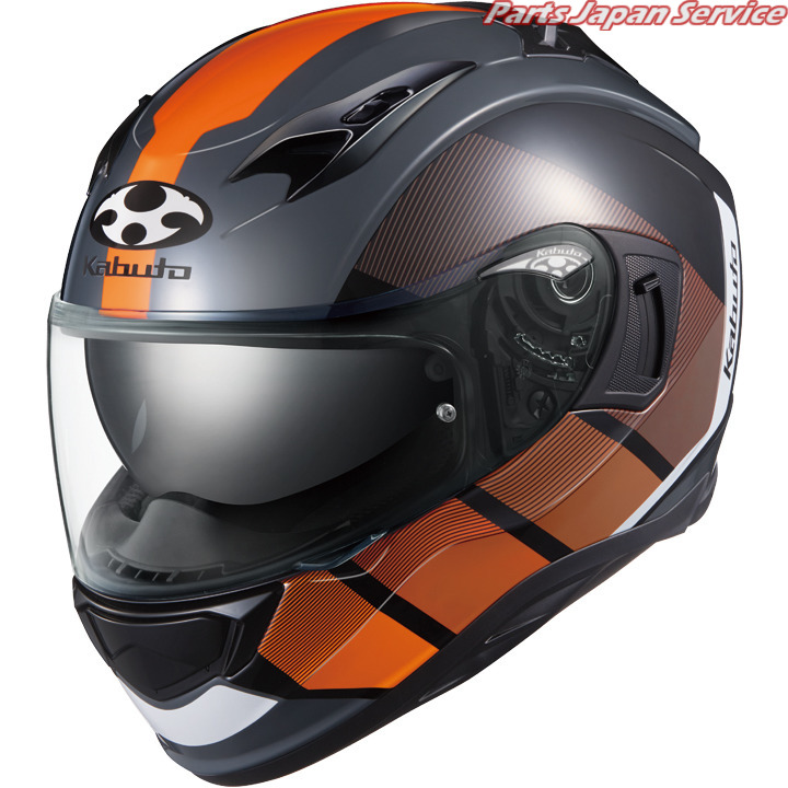 OGK Kabuto KAMUI-III JM XLサイズ（61-62cm） ブラックオレンジ バイク用　フルフェイスヘルメットの商品画像