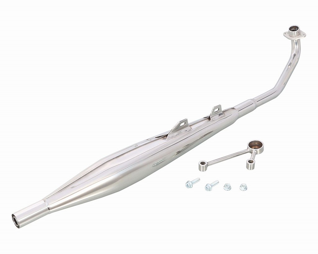 クラシックダウンマフラー ステンレス（スーパーカブ110/JA59/クロスカブ110/JA60）543-1456500の商品画像