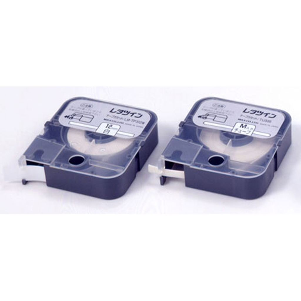 レタツイン テープカセット LM-TP309W 9mm（白・黒文字）LM91034×1個の商品画像