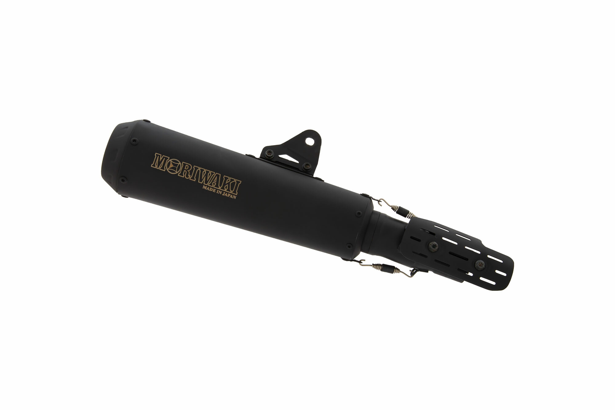 18、21、23 モリワキ Slip-On Exhaust SHORT MEGAPHONE BLACK（GB350/GB350S