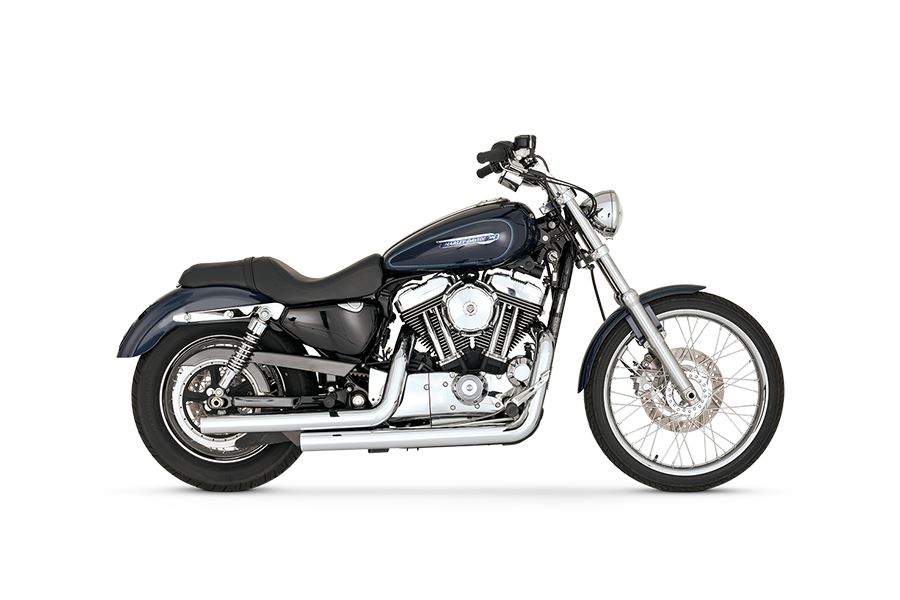 VANCE＆HINES StraightShots クローム マフラー（SPORTSTER 04-13）17821/1800-1216 バイク用フルエキゾーストの商品画像