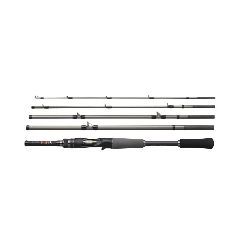 シマノ SHIMANO UNFIX モバイルゲームロッド B66MH-5 バスロッド - 最