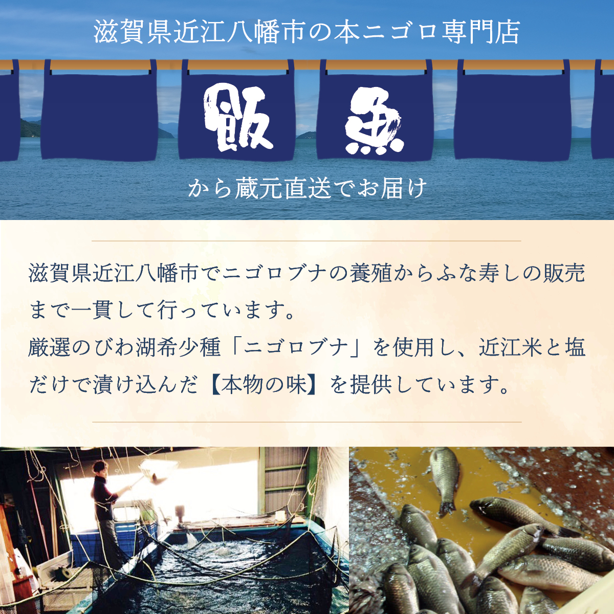 fu... slice settled (600g) Shiga prefecture book@nigoro. speciality . fish (..) from direct delivery from producing area 