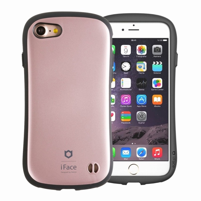 ハミィ アイフェイス iPhone 7用 iFace First Classケース ローズ