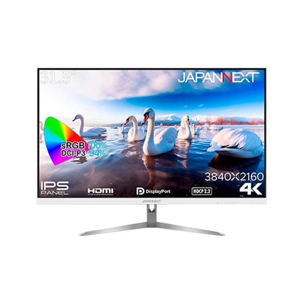 JAPANNEXT JN-IPS315UHD-W 31.5インチIPS （ADS） パネル 液晶モニター パソコン用ディスプレイ、モニターの商品画像