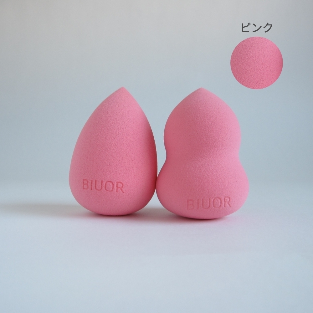 BIUOR multifunction make-up for sponge 3D sponge cosme foundation .. combined use 2 point set tears type + calabash type 5 color is possible to choose 