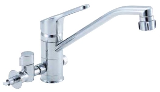 LIXIL キッチンシャワー付シングルレバー混合水栓（分岐形） SF-HB442SYXBV キッチン蛇口、水栓の商品画像