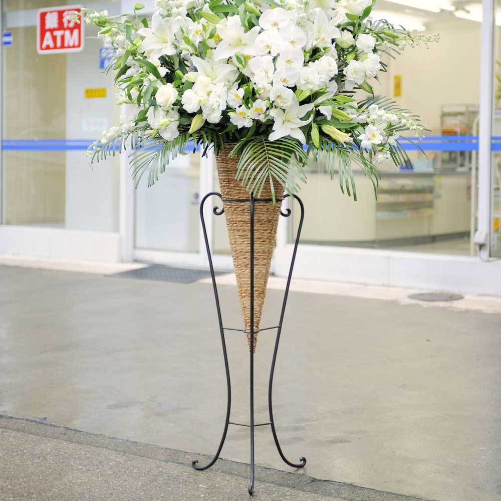  delivery region limitation art stand flower cone type 3 ten thousand jpy course ( white series )