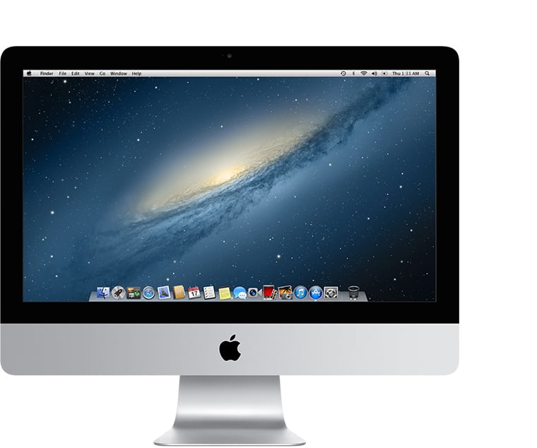 iMac 21.5 дюймовый Core i5-2.7GHz HDD 1TB память 8GB MD093J/A 2012 год модели 