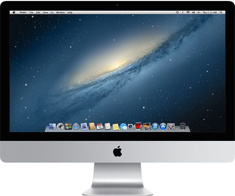 iMac 27 дюймовый Core i7-3.4GHz Fusion Driv 1.12TB память 8GB MD096J/A 2012 год модели 