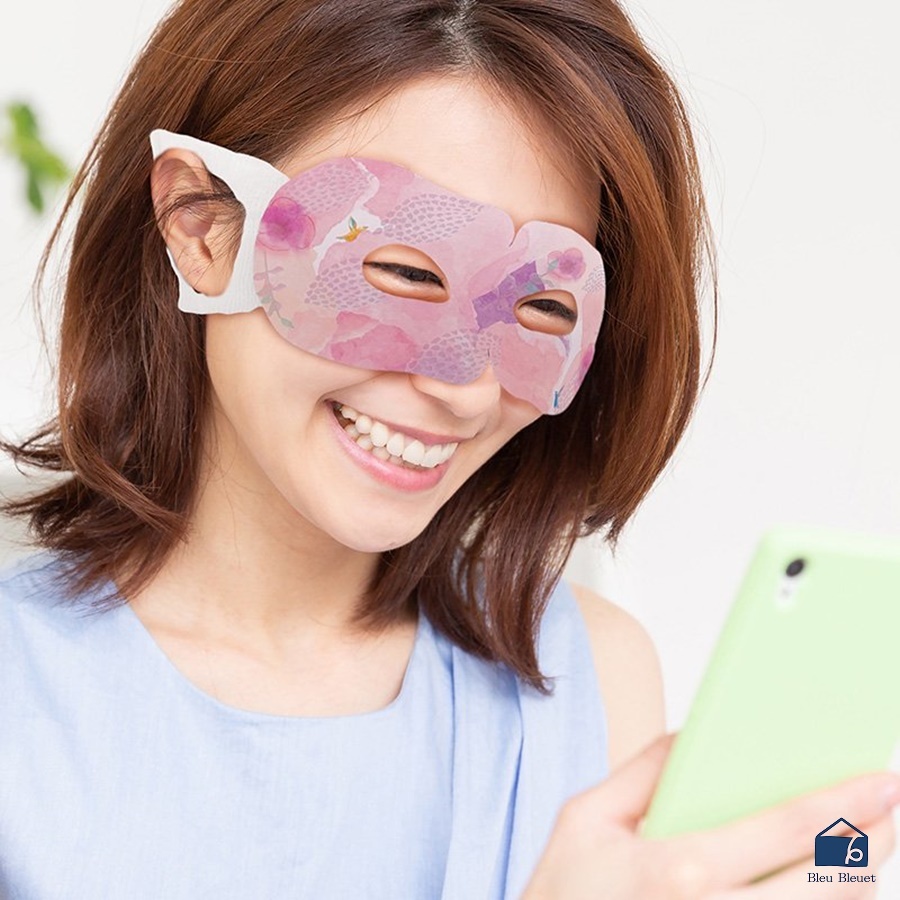  eye mask eye pillow hot disposable warm aroma fragrance lavender Musk is seen ..... while temperature eye mask gift present 