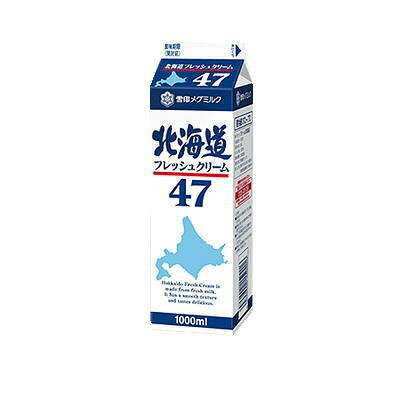  снег печать Hokkaido свежий крем 47 1000ml x12 шт. комплект [ рефрижератор ]