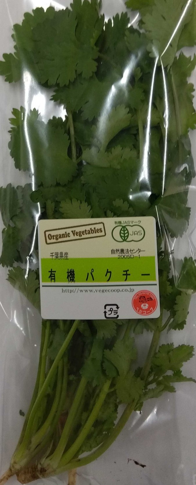 [ have machine certification ] Chiba. have machine coriander approximately 20gP x2 piece set [ refrigeration ]