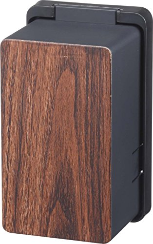  Yamazaki реальный индустрия Yamazaki розетка защита черный примерно W7×D6×H12cm woody розетка покрытие полный покрытие модель 