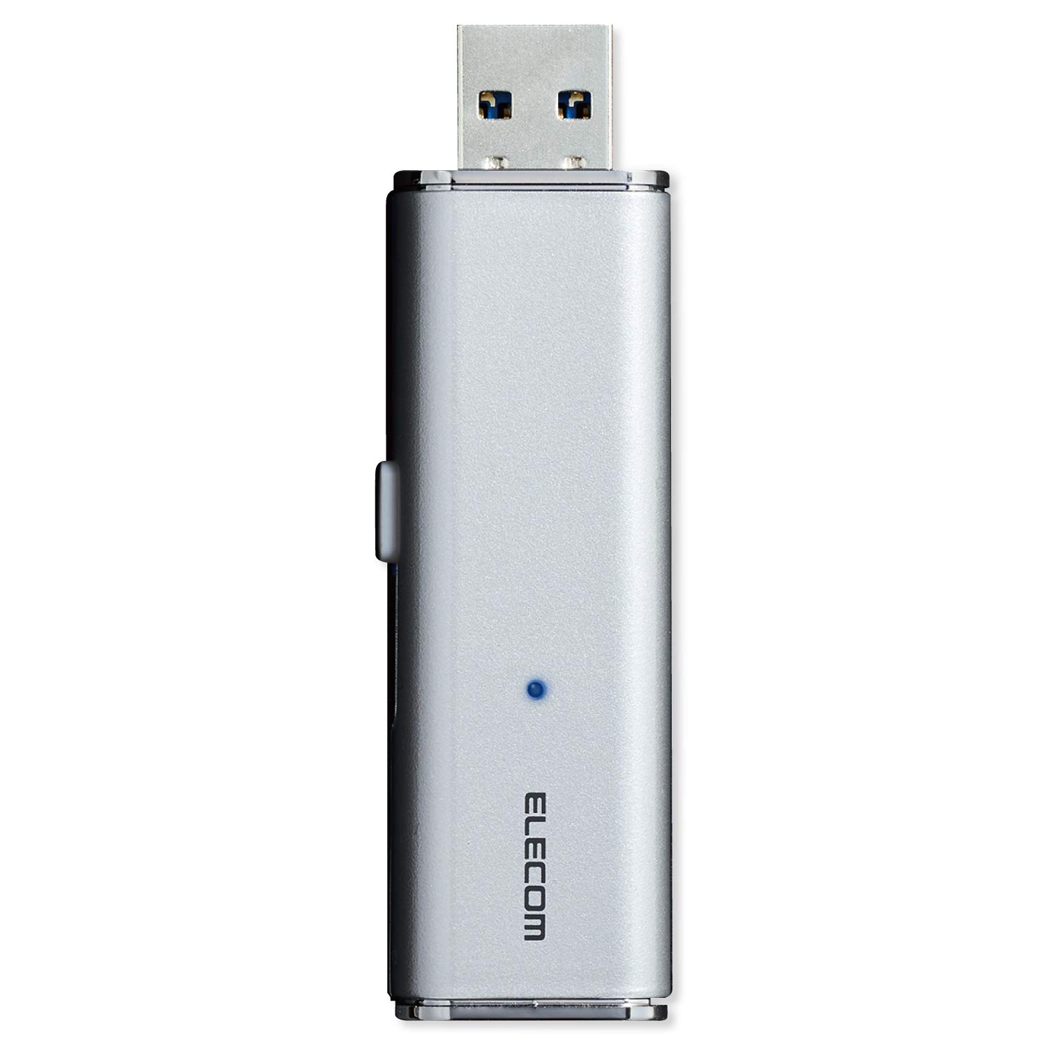 ELECOM ESD-EMN0128GSV [外付けポータブルSSD ESD-EMNシリーズ 128GB シルバー] 外付けSSDの商品画像