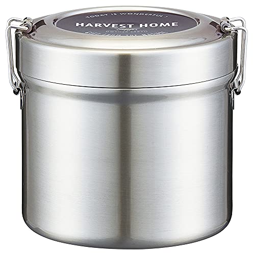スケーター 抗菌 保温 弁当箱 真空 ステンレス ランチボックス 総容量 820ml STLB3DXAG ベーシックの商品画像