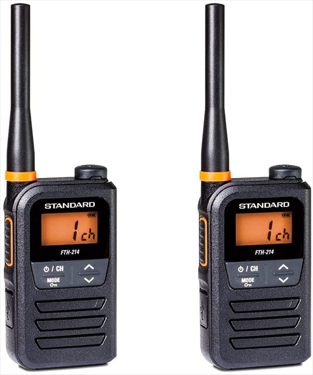 スタンダード 特定小電力トランシーバー FTH-214（ブラック）×2台の商品画像