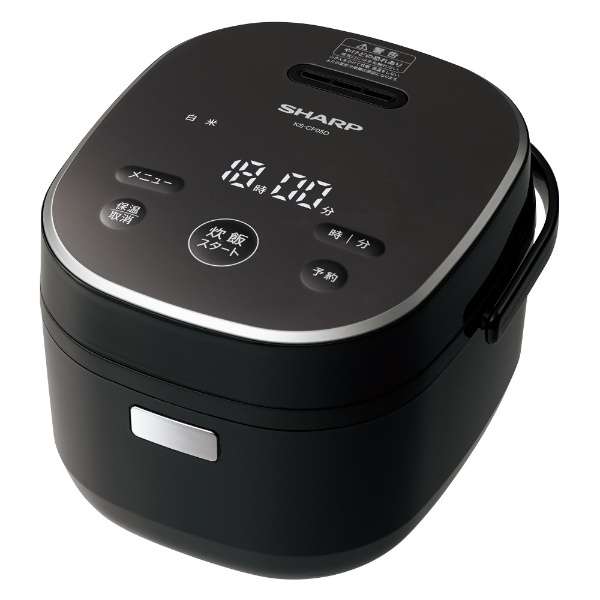 SHARP SHARP ジャー炊飯器 KS-CF05D-B（ブラック） 炊飯器本体 - 最