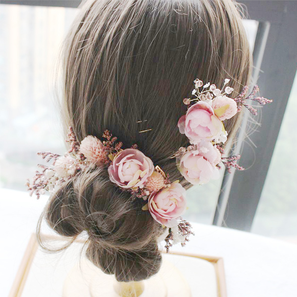 Old rose роза украшение для волос головной убор свадьба свадьба свадебный lapntseru Tiara декоративная шпилька аксессуары для волос лента для волос . останавливать 