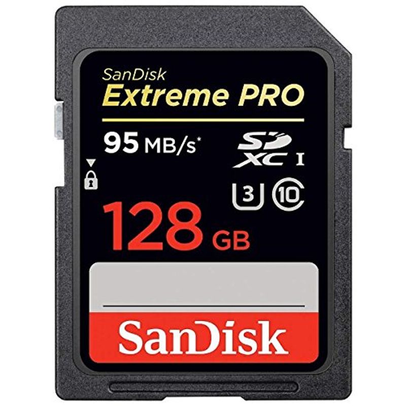 SanDisk Extreme PRO SDSDXPA-128G-JU3 （128GB） SDカードの商品画像