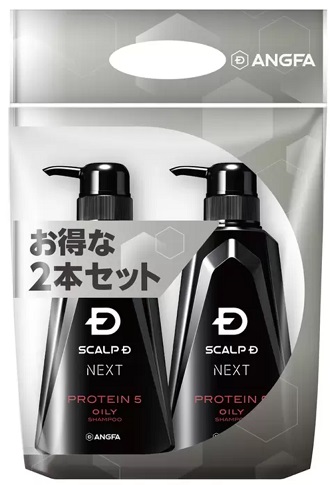 スカルプD NEXT プロテイン5 スカルプシャンプー オイリー（脂性肌用）ポンプ 350ml×2個の商品画像