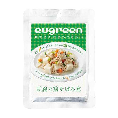 eugreen （ユーグリーン）豆腐と鶏そぼろ煮 100g ドッグフード ウエットフードの商品画像