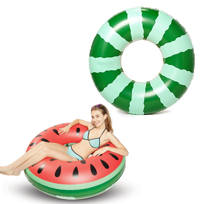  large swim ring extra-large size watermelon cup ru float . pretty red swim ring large big size 100-120cm summer sea water . Insta ..G126