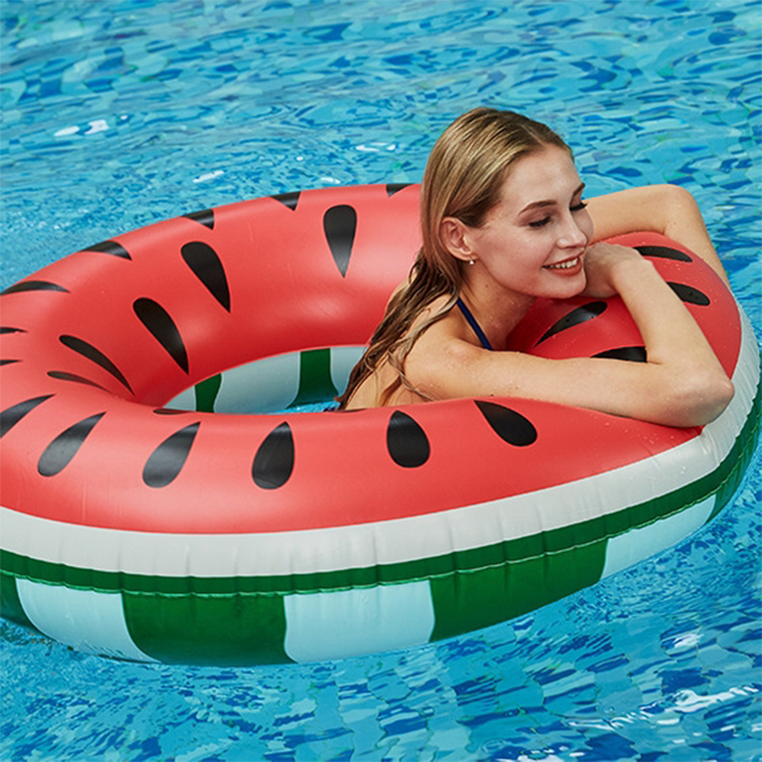  large swim ring extra-large size watermelon cup ru float . pretty red swim ring large big size 100-120cm summer sea water . Insta ..G126