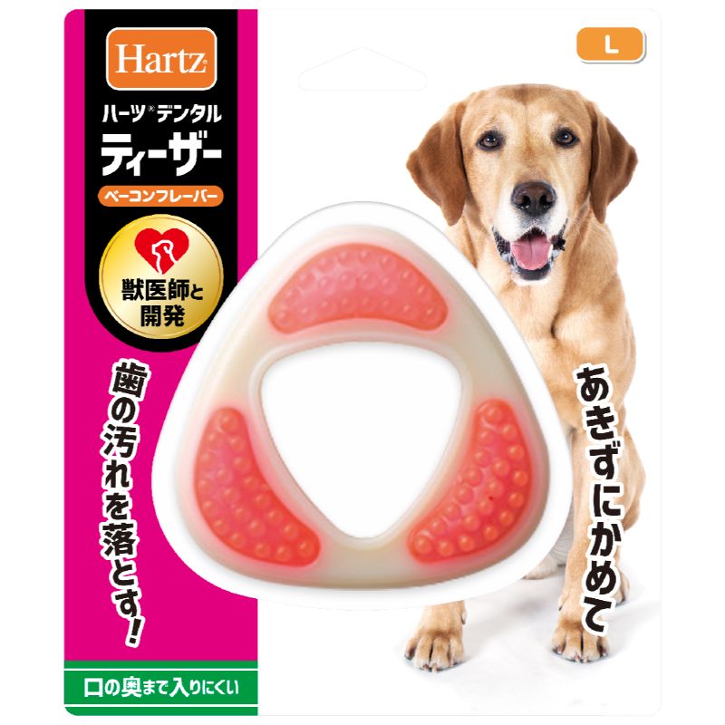 ハーツ デンタル ティーザー 中～大型犬用/Lサイズ（ベーコンフレーバー）×1個の商品画像