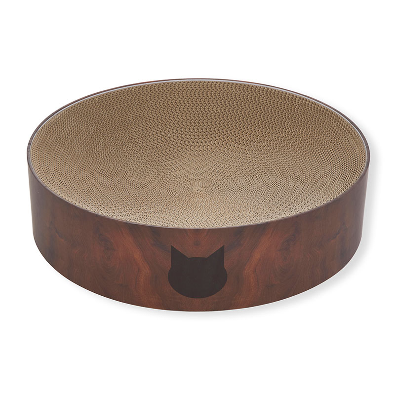 猫壱 バリバリボウル XL（ダークブラウン）×1の商品画像