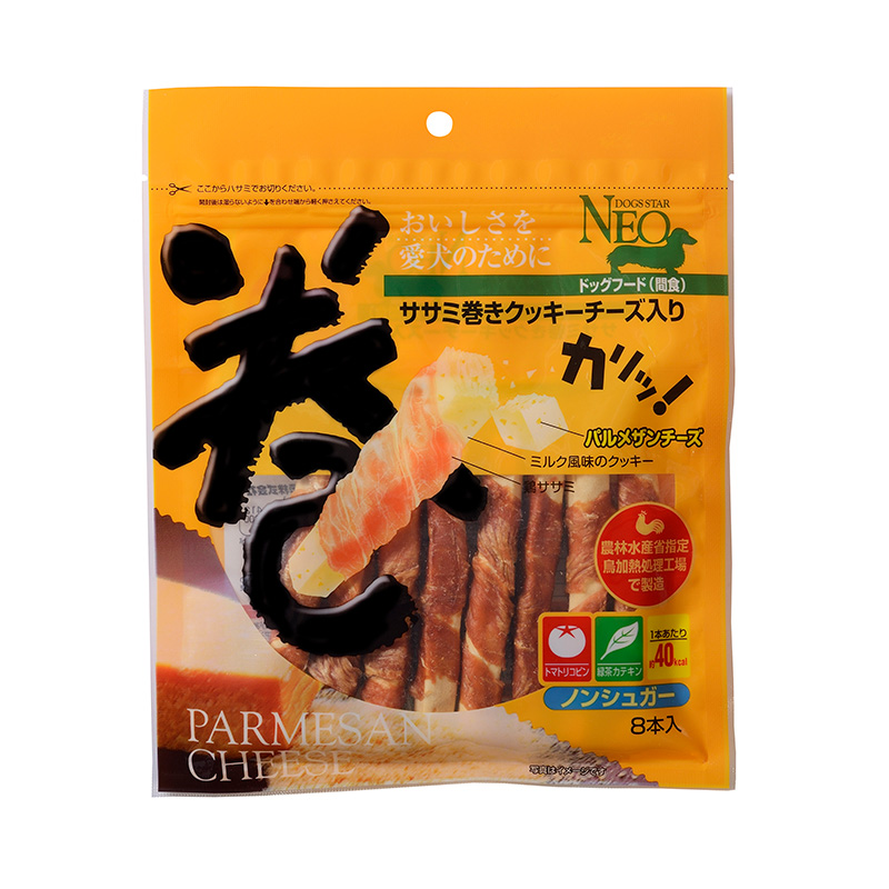 NEO ササミ巻きクッキー チーズ入り 100g（8本）×1個の商品画像