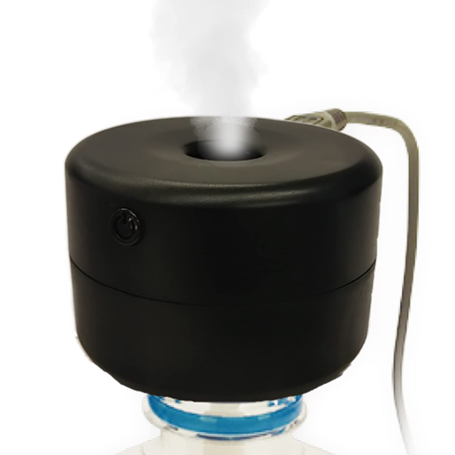 慶洋エンジニアリング ペットボトル加湿器 AN-S084BK（ブラック）