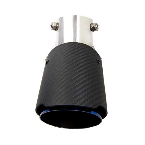 Kingwish mat carbon fibre car muffler cutter Fit 1.5-2.7 -inch (38-70mm) exhaust tube for carbon fiber 