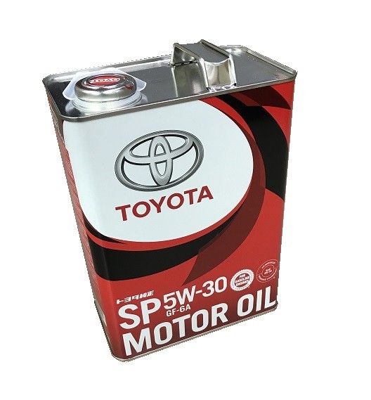 トヨタ TOYOTA トヨタ純正モーターオイル SP 5W-30 GF-6A 4L 08880-13705 エンジンオイルの商品画像