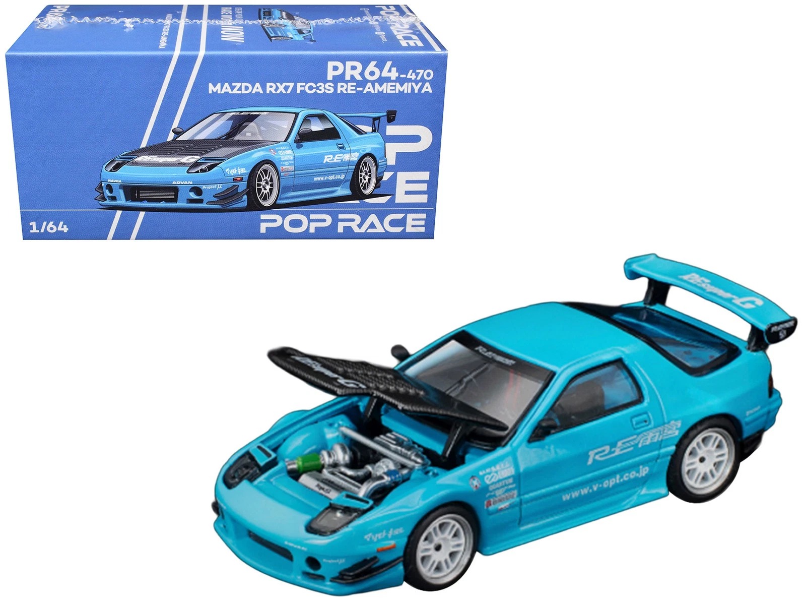 MAZDA RX7 FC3S RE-AMEMIYA（ライトブルー×ブラック） 2026東京オート