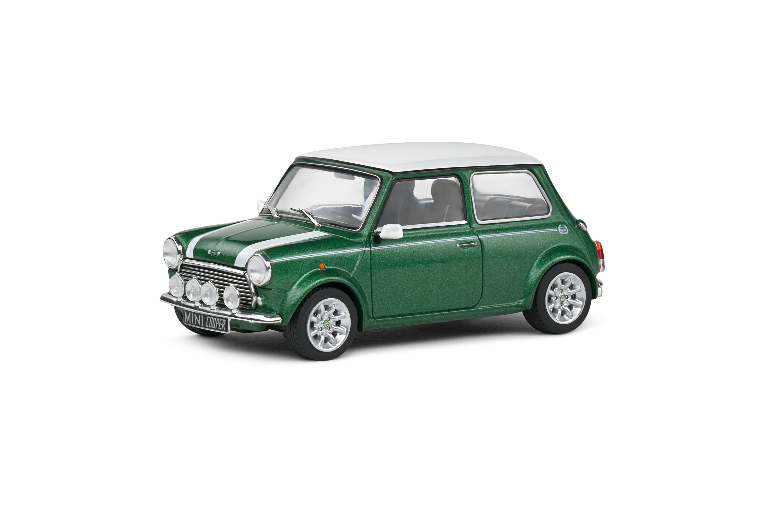 ソリド ミニ クーパー スポーツ 1994 グリーン/ホワイトストライプ SOLIDO MINI Cooper Sport