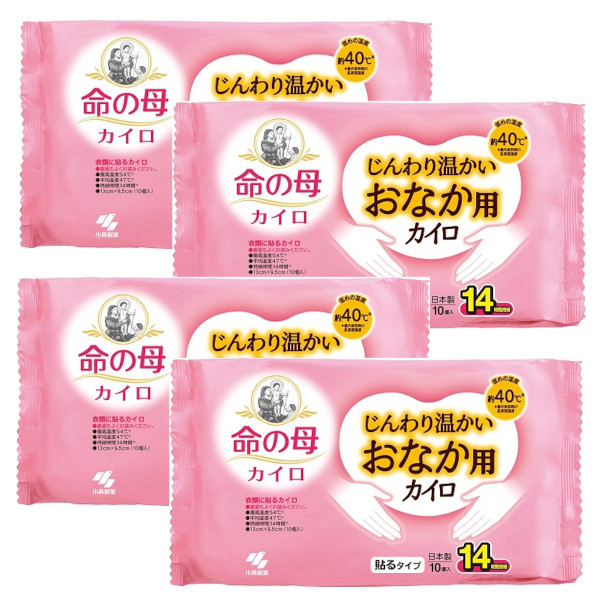 命の母 じんわり温かい おなか用カイロ 貼るタイプ 10個入×4の商品画像