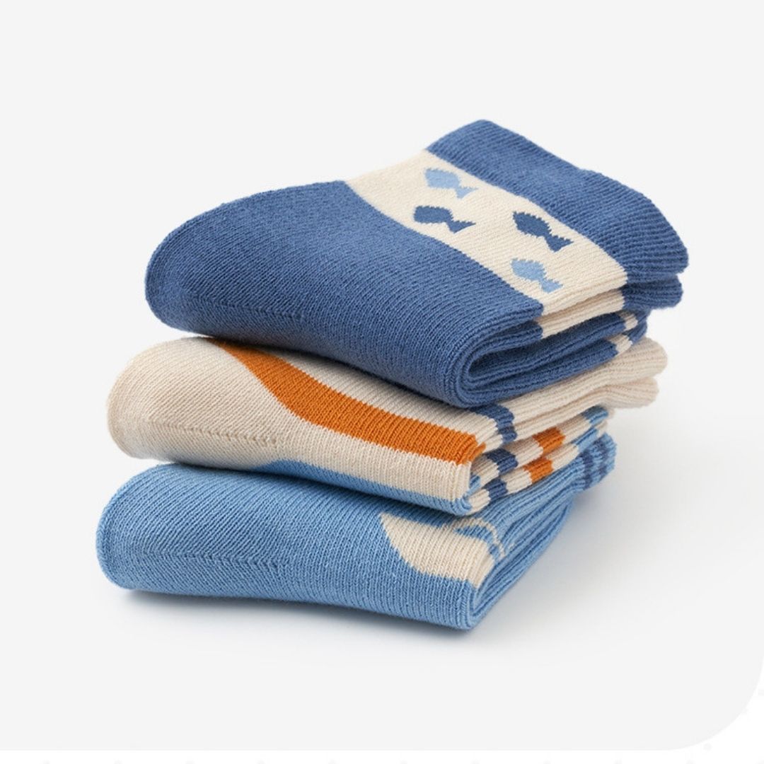 [ продается в комплекте ] baby Kids короткие носки ( море )5 пар комплект товары для малышей baby носки младенец детская одежда подарок бесплатная доставка 