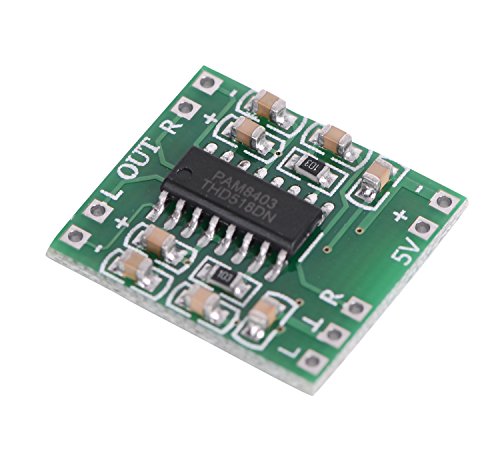 VKLSVAN 10 шт. комплект PAM8403 2*3W Class D Mini цифровой усилитель мощности панель AMP 2.5-5V ввод 3W+3W
