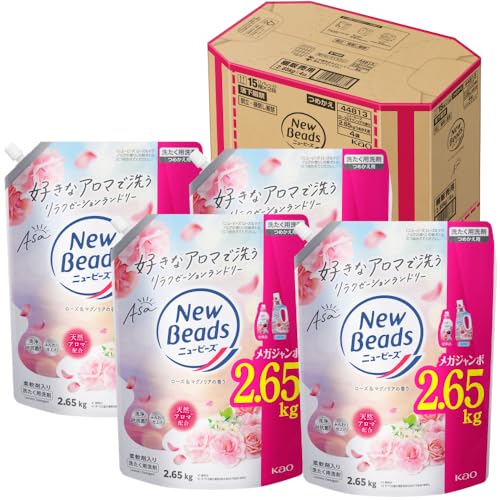 ニュービーズ [つめかえ用] ローズ＆マグノリアの香り 2.65kg × 4個の商品画像
