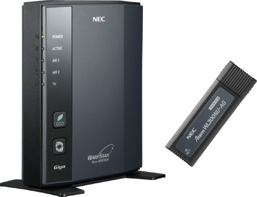NEC Aterm WR8700N（HPモデル）USBスティックセット PA-WR8700N-HP/NU 無線LANルーターの商品画像