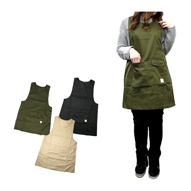  apron tunic apron Cafe apron simple gardening plain childcare worker water repelling processing 