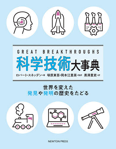 ＧＲＥＡＴ　ＢＲＥＡＫＴＨＲＯＵＧＨＳ科学技術大事典　世界を変えた発見や発明の歴史をたどる ロバート・スネッデン／著　塚原東吾／監訳　岡本江里菜／監訳　黒澤里吏／訳の商品画像